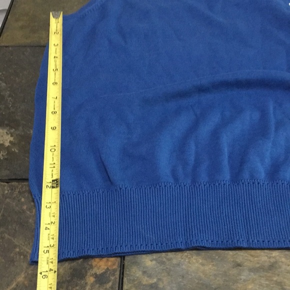 Cherokee Blue knitted sleeveless sweater. NWT XL - Picture 9 of 11